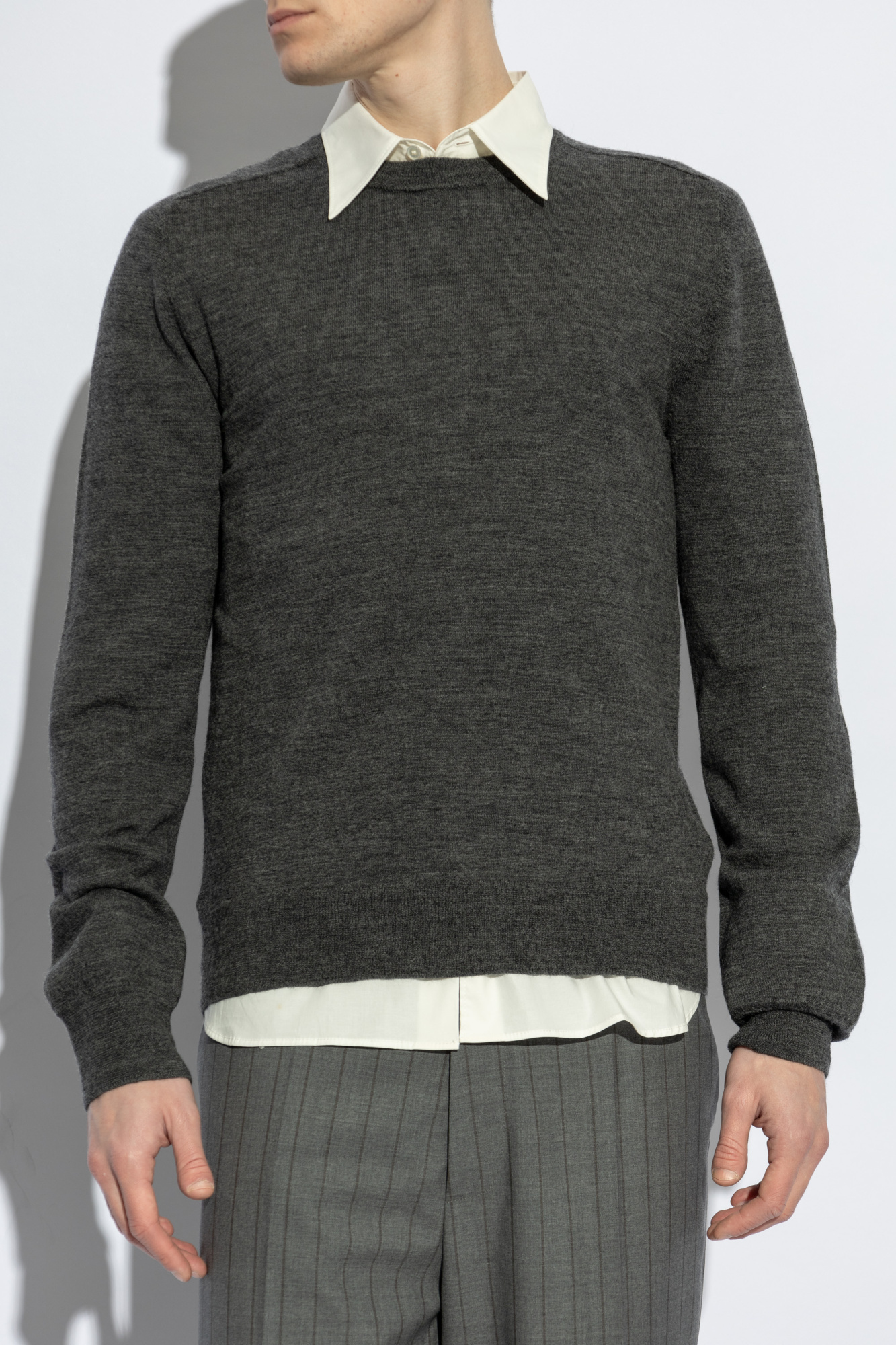 Maison Margiela Sweater with elbow patches | Men's Clothing | Vitkac
